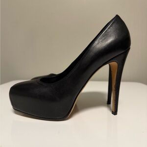Brian Atwood Black Patent Leather Platform Pumps Women’s US 8.5  EU 38.5